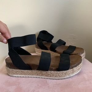 LIKE NEW Madden Girl Espadrille Platform Sandals